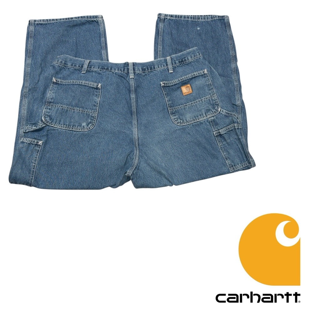 Carhartt B13 DST Workwear Mens 44x30 (42x30) Triple Stitched‎ Denim